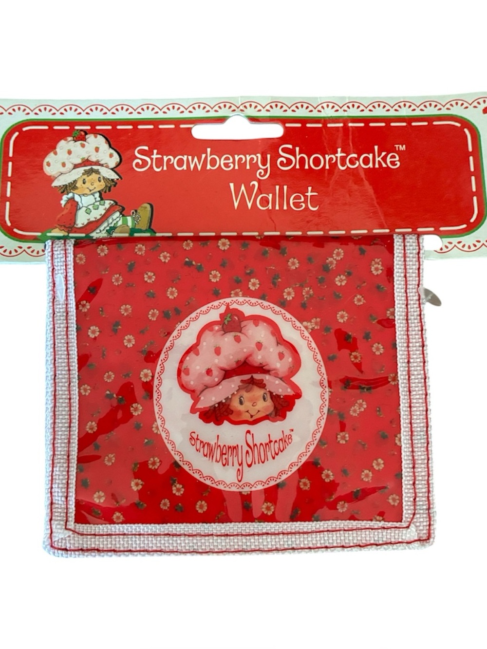 Vintage Strawberry Shortcake Red Floral Wallet